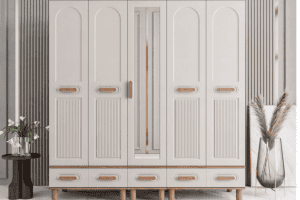 5 Kapaklı Motto Dolap Komple Mdf