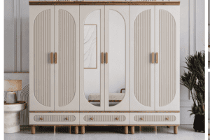 6 Kapaklı İlen Dolap Komple Mdf