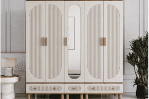 5 Kapaklı İlen Dolap Komple Mdf
