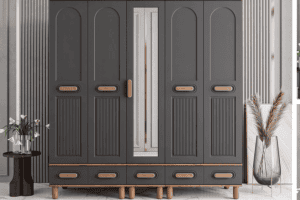 5 Kapaklı Motto Dolap Komple Mdf