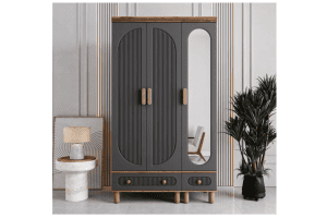 3 Kapaklı İlen Dolap Komple Mdf