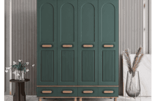 4 Kapaklı Motto Dolap Komple Mdf