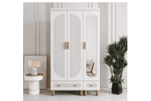 3 Kapaklı İlen Dolap Komple Mdf