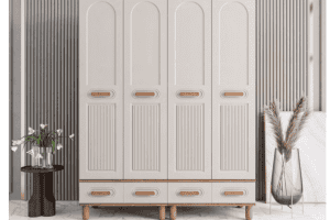 4 Kapaklı Panjura Dolap Komple Mdf