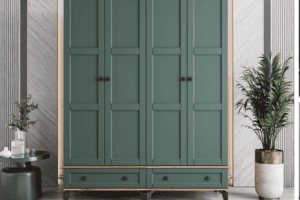 4 Kapaklı Arin Dolap Komple Mdf