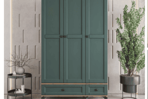 3 Kapaklı İlva Dolap Komple Mdf