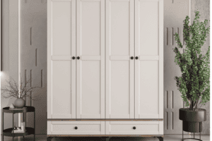 4 Kapaklı İlva Dolap Komple Mdf