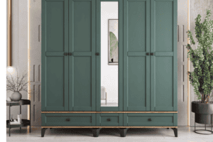 5 Kapaklı İlva Dolap Komple Mdf