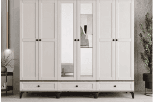 6 Kapaklı İlva Dolap Komple Mdf
