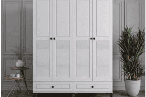 4 Kapaklı Panjura Dolap Komple Mdf