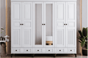 6 Kapaklı Erra Dolap Komple Mdf