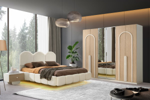 Floransa Yatak Odası Takımı Komple Mdf