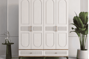 4 Kapaklı İbra Dolap Komple Mdf
