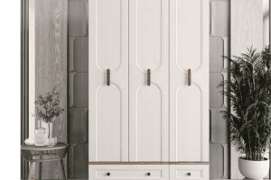 3 Kapaklı Oren Dolap Komple Mdf 