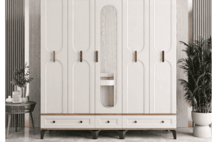 5 Kapaklı Oren Dolap Komple Mdf